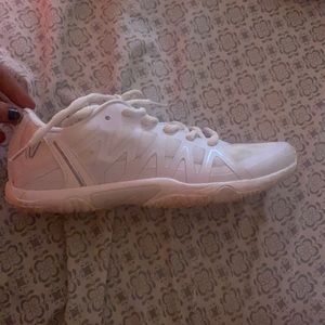 Varsity white cheer shoes